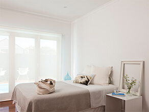 Neutral modern simplistic bedroom project